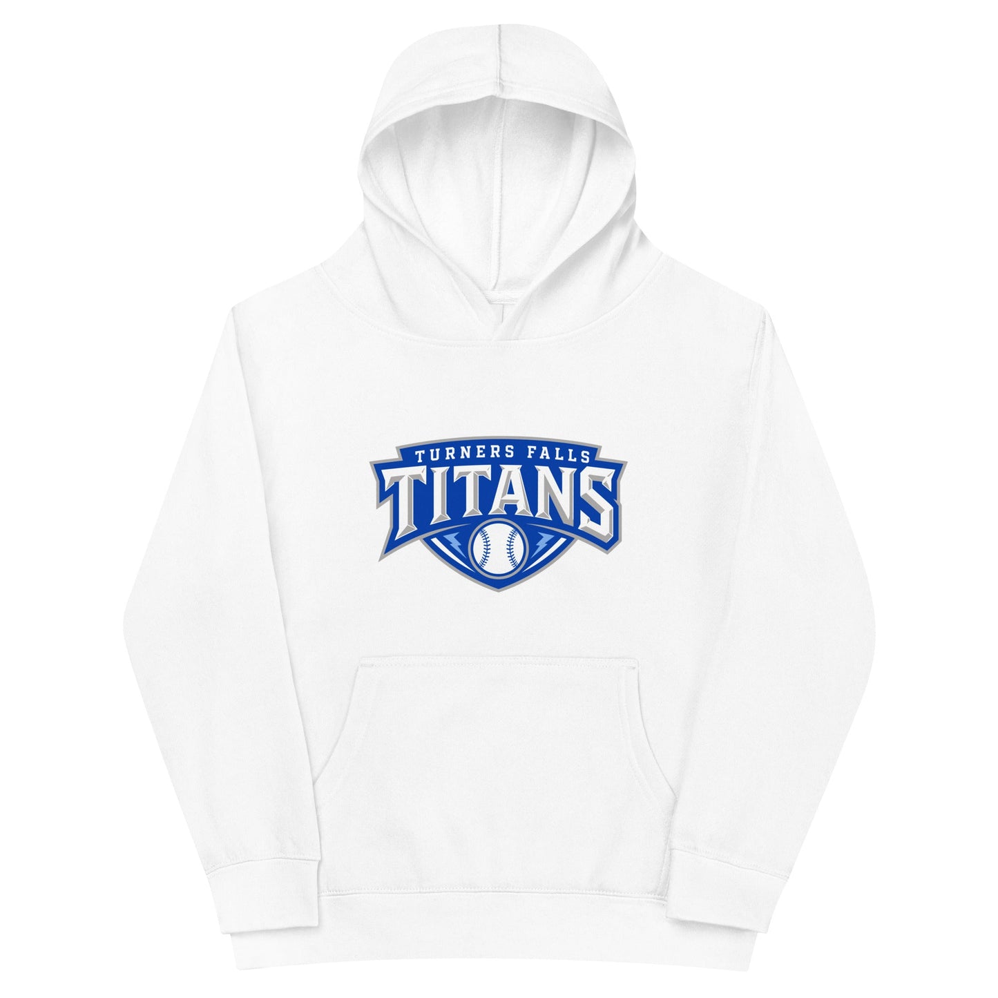 Performance | Youth Hoodie | Turners Falls Titans | Titan Crest Logo