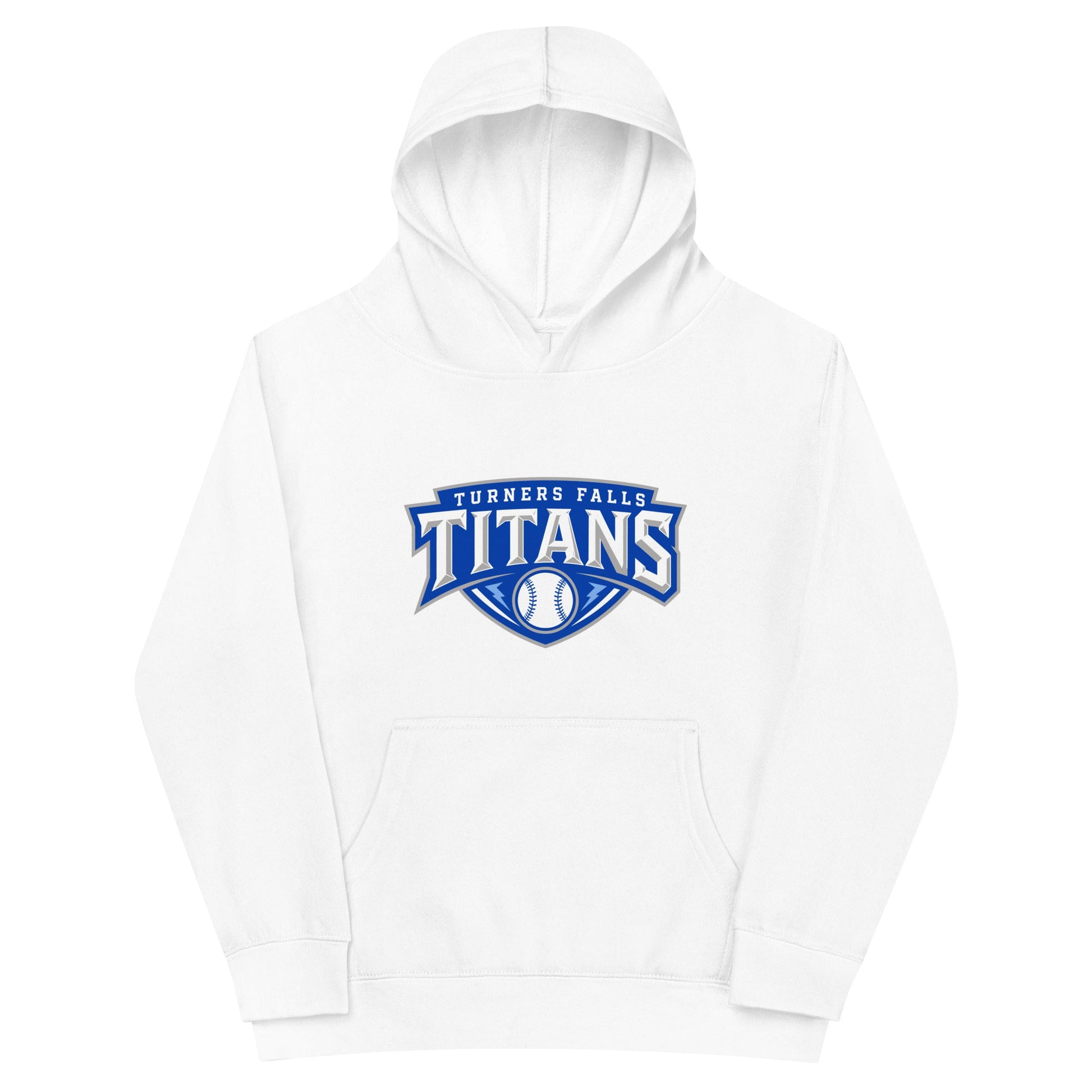 Performance | Youth Hoodie | Turners Falls Titans | Titan Crest Logo