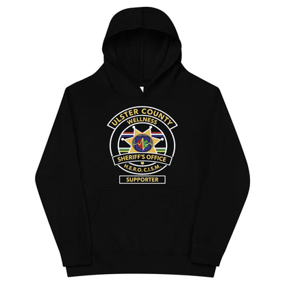 Performance | Youth Hoodie | Ulster County Sheriff's Office Wellness Division | Badge Logo