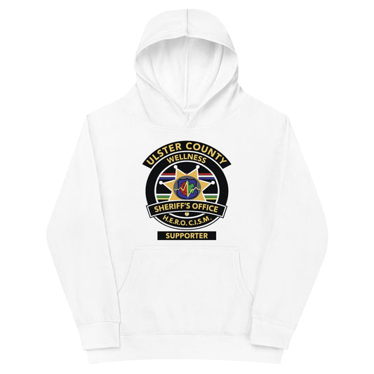 Performance | Youth Hoodie | Ulster County Sheriff's Office Wellness Division | Badge Logo