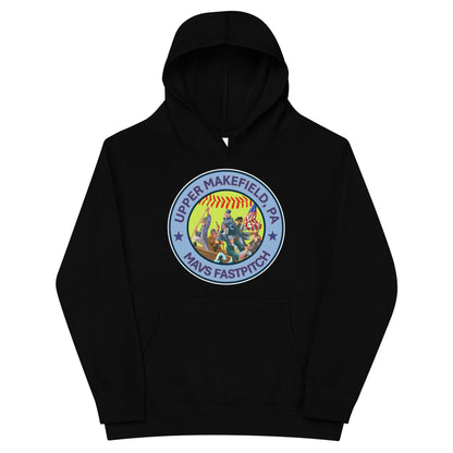 Performance | Youth Hoodie | Upper Makefield Mavs Fastpitch | Crossing Badge Logo