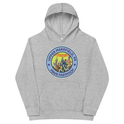 Performance | Youth Hoodie | Upper Makefield Mavs Fastpitch | Crossing Badge Logo