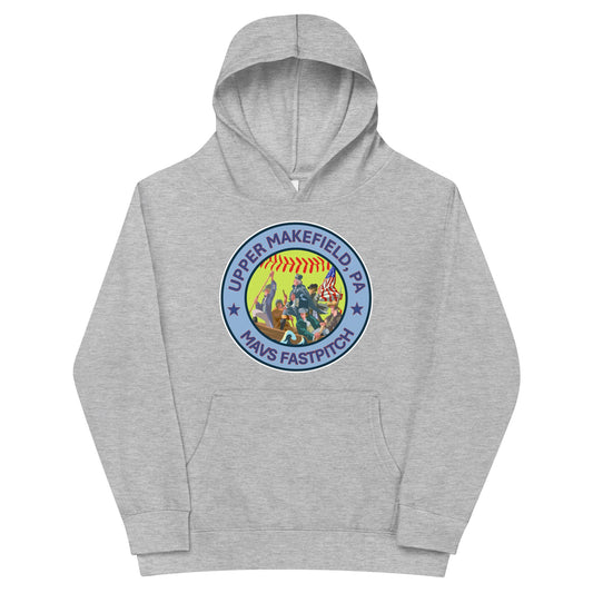 Performance | Youth Hoodie | Upper Makefield Mavs Fastpitch | Crossing Badge Logo