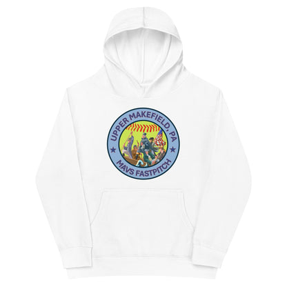 Performance | Youth Hoodie | Upper Makefield Mavs Fastpitch | Crossing Badge Logo