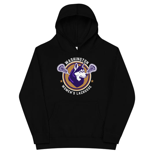 Performance | Youth Hoodie | UW Women's Club Lacrosse | Badge Logo