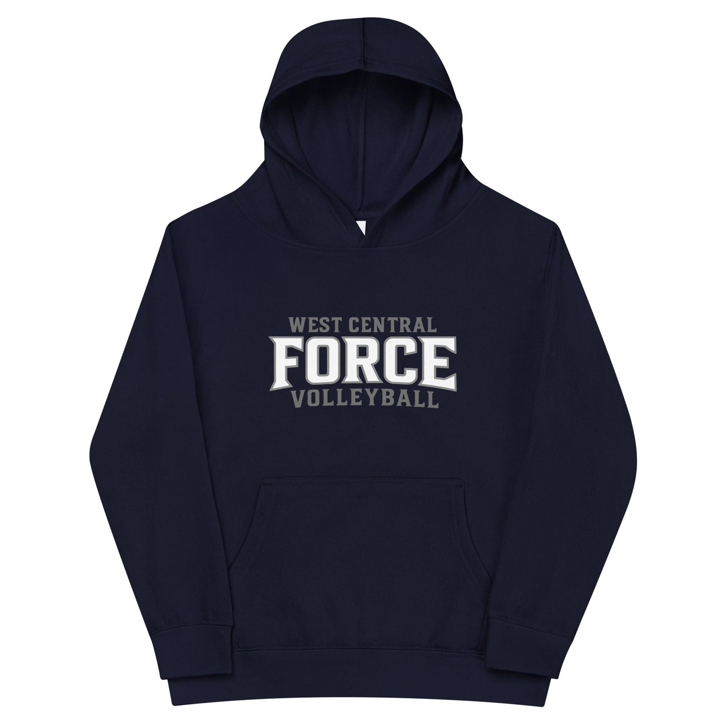 Performance | Youth Hoodie | West Central Force Volleyball | Grey Logo