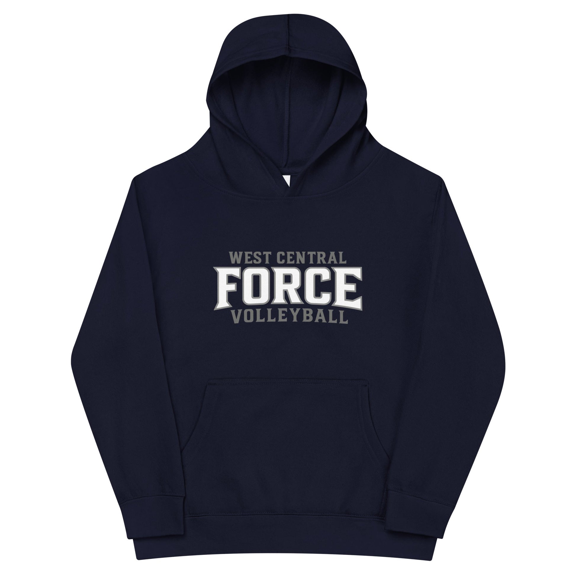 Performance | Youth Hoodie | West Central Force Volleyball | Grey Logo
