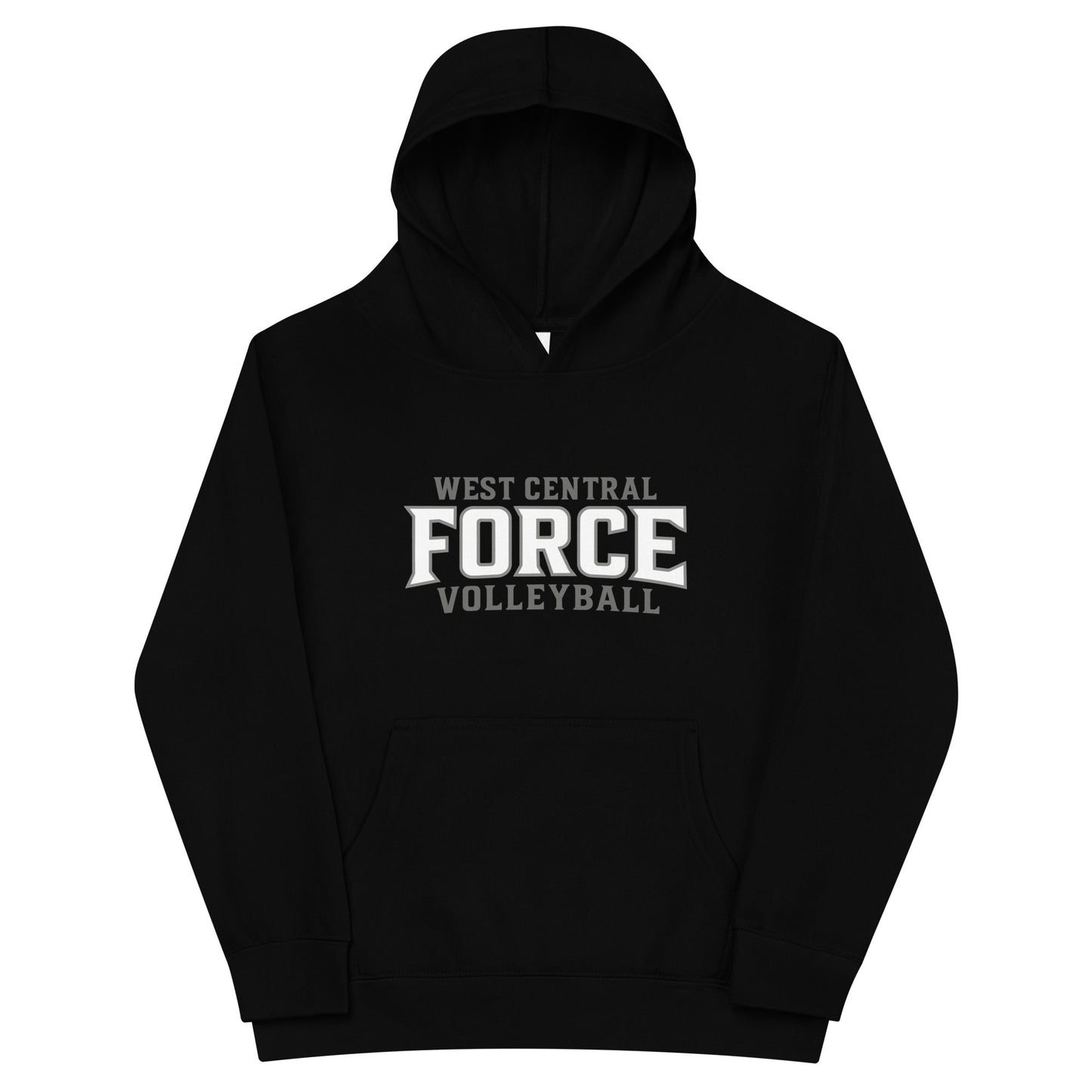 Performance | Youth Hoodie | West Central Force Volleyball | Grey Logo