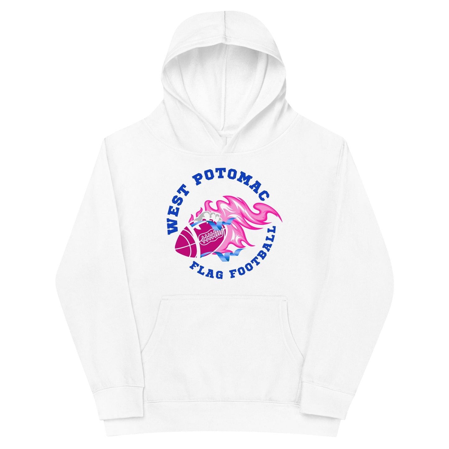 Performance | Youth Hoodie | West Potomac Flag Football | Crest Logo