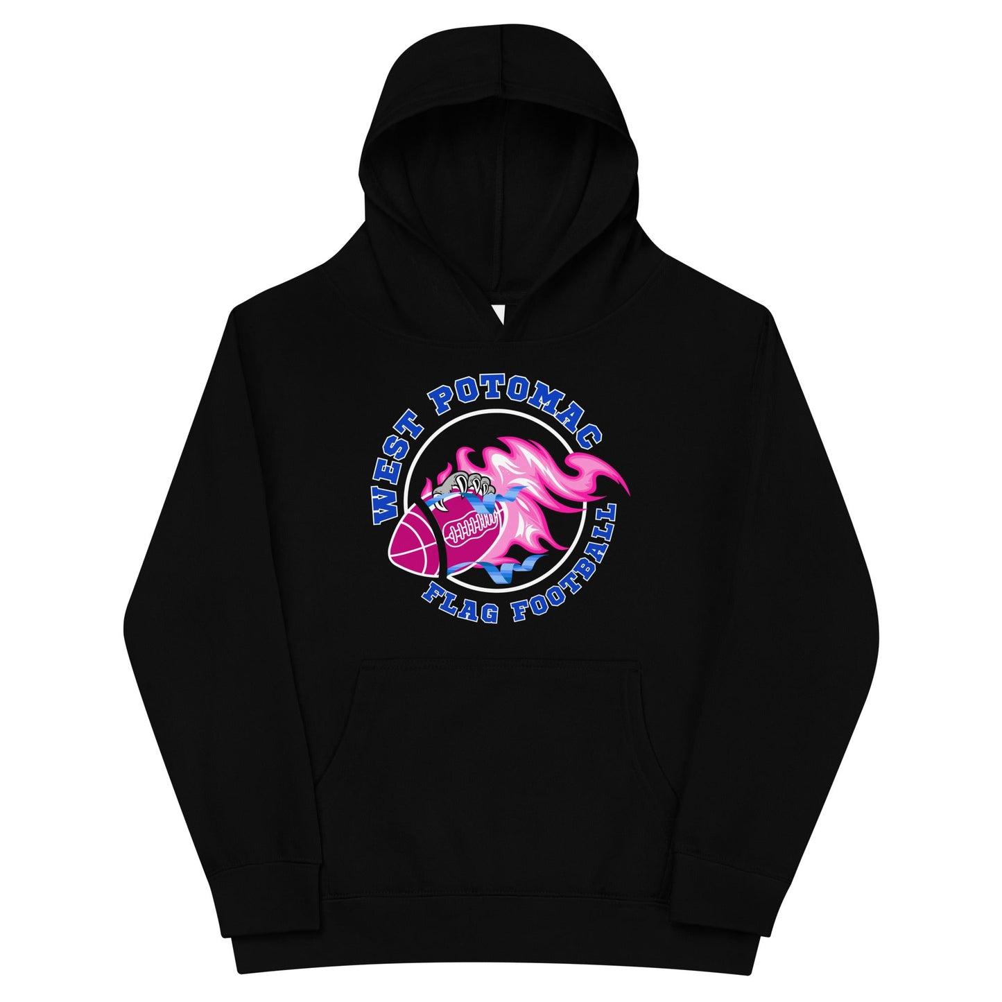 Performance | Youth Hoodie | West Potomac Flag Football | Crest Logo