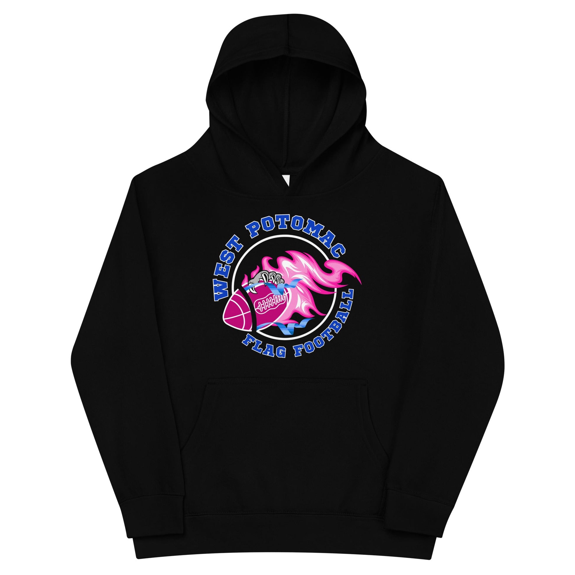 Performance | Youth Hoodie | West Potomac Flag Football | Crest Logo