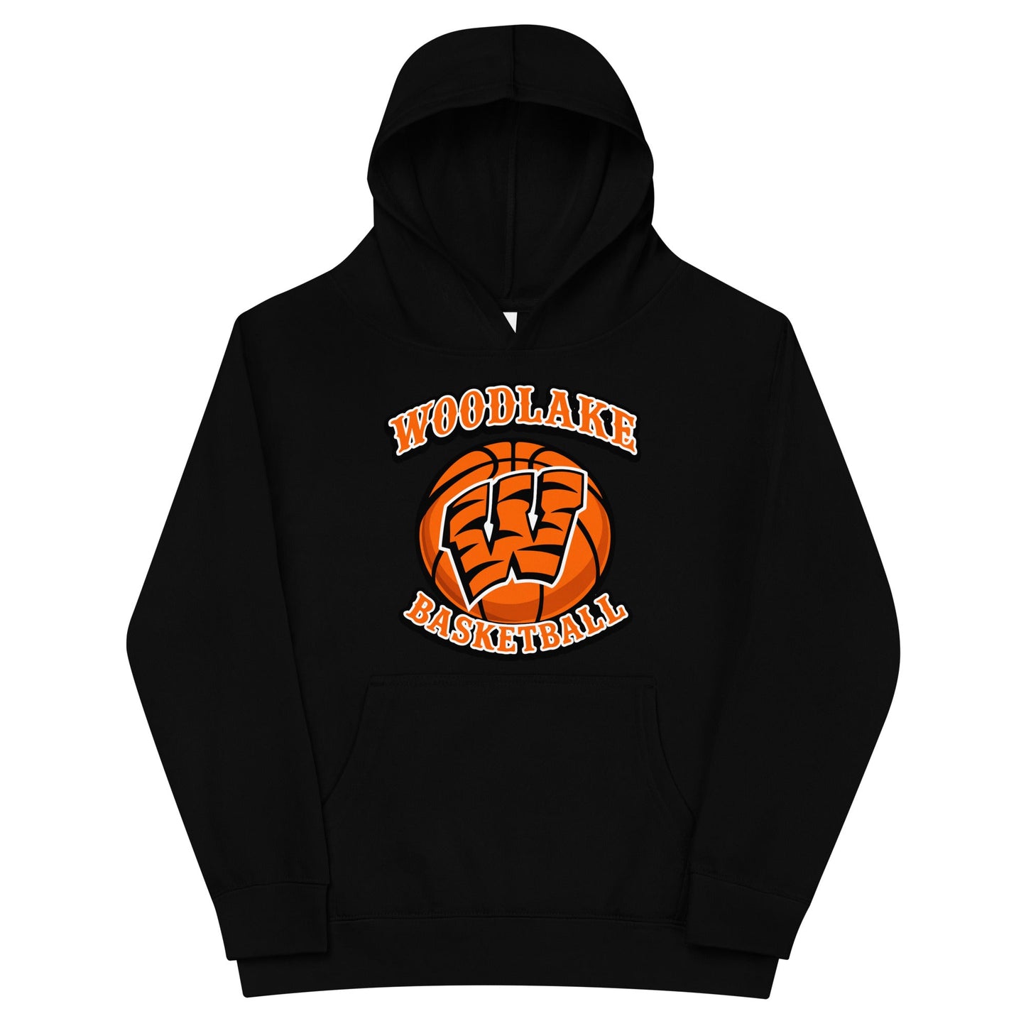 Performance | Youth Hoodie | Woodlake Boys Basketball | Athletics Logo
