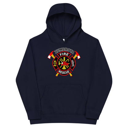 Performance | Youth Hoodie | Zumbrota Fire Department | Vanguard Logo