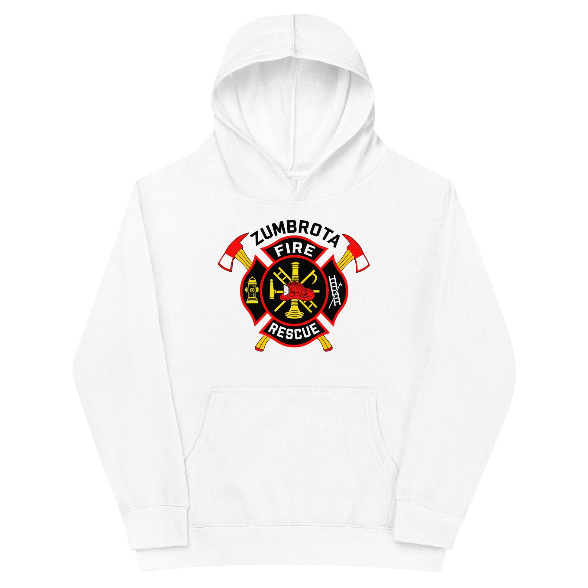 Performance | Youth Hoodie | Zumbrota Fire Department | Vanguard Logo