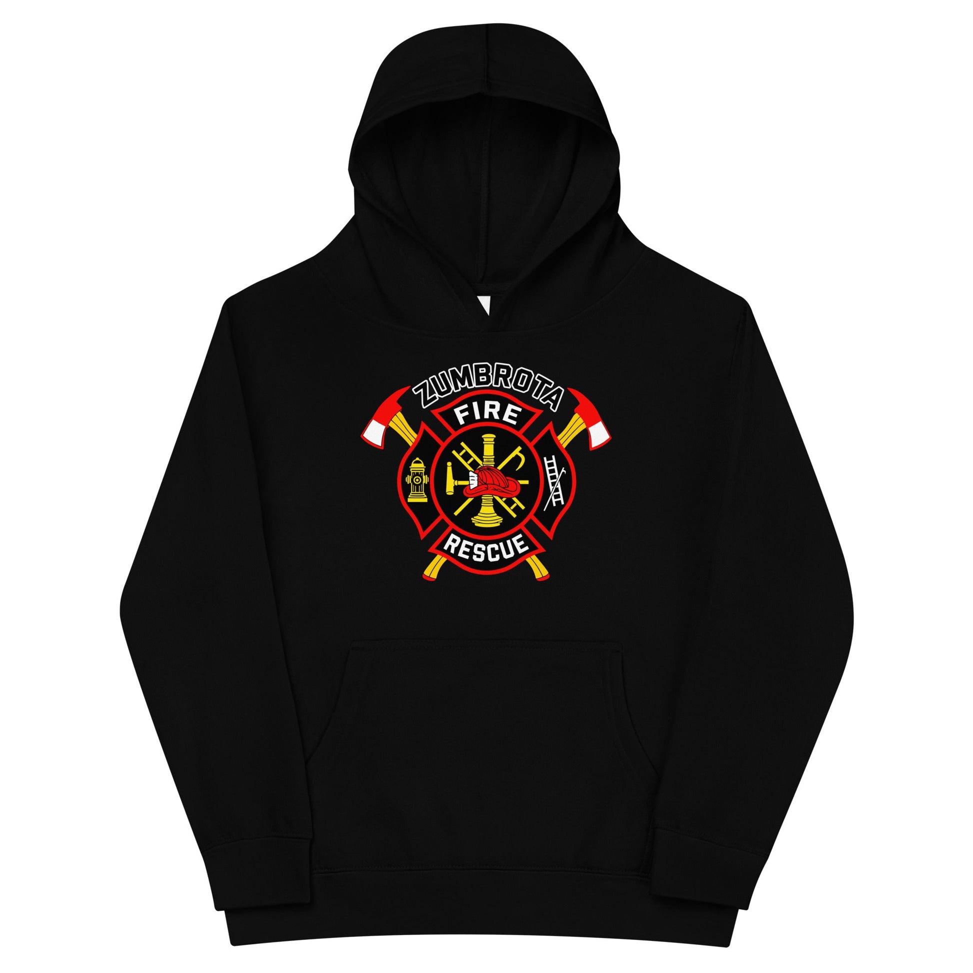 Performance | Youth Hoodie | Zumbrota Fire Department | Vanguard Logo
