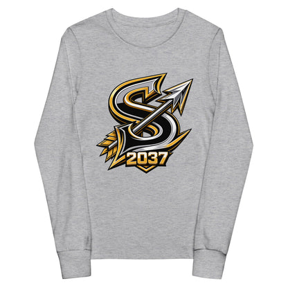 Performance | Youth Long Sleeve T-Shirt | 2037 Sachem Arrows | Arrowhead Crest Logo