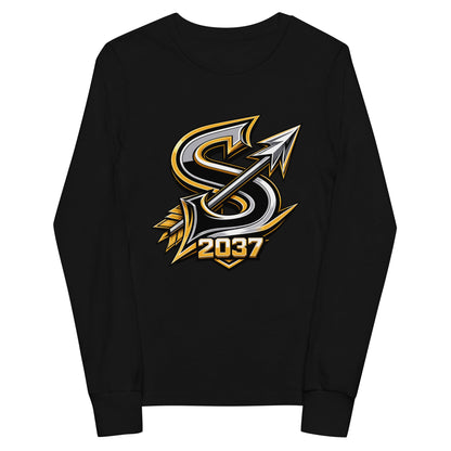 Performance | Youth Long Sleeve T-Shirt | 2037 Sachem Arrows | Arrowhead Crest Logo