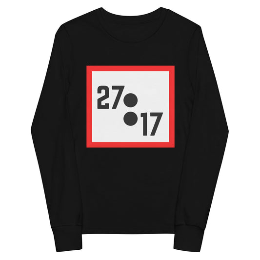 Performance | Youth Long Sleeve T-Shirt | 27:17 | Crest Logo