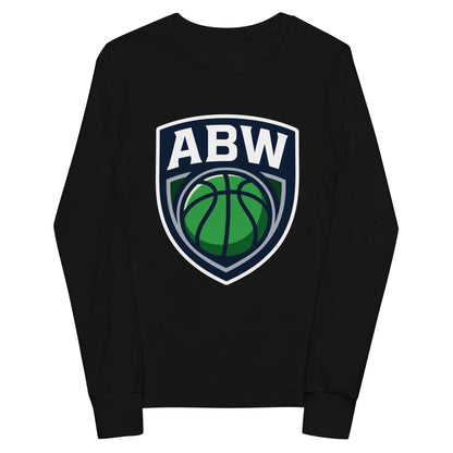 Performance | Youth Long Sleeve T-Shirt | A Better Way Basketball Program | Shield Logo