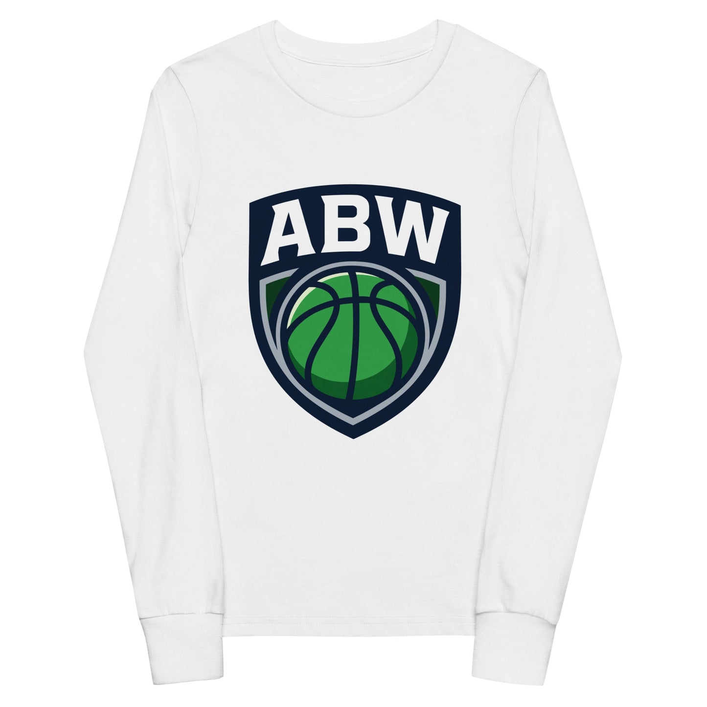 Performance | Youth Long Sleeve T-Shirt | A Better Way Basketball Program | Shield Logo
