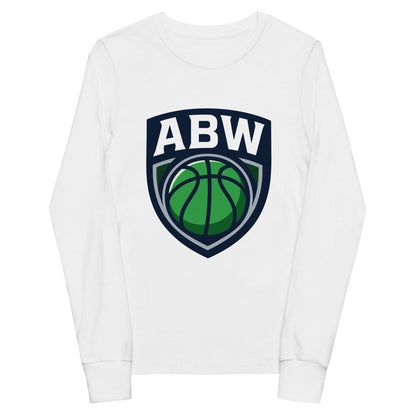 Performance | Youth Long Sleeve T-Shirt | A Better Way Basketball Program | Shield Logo