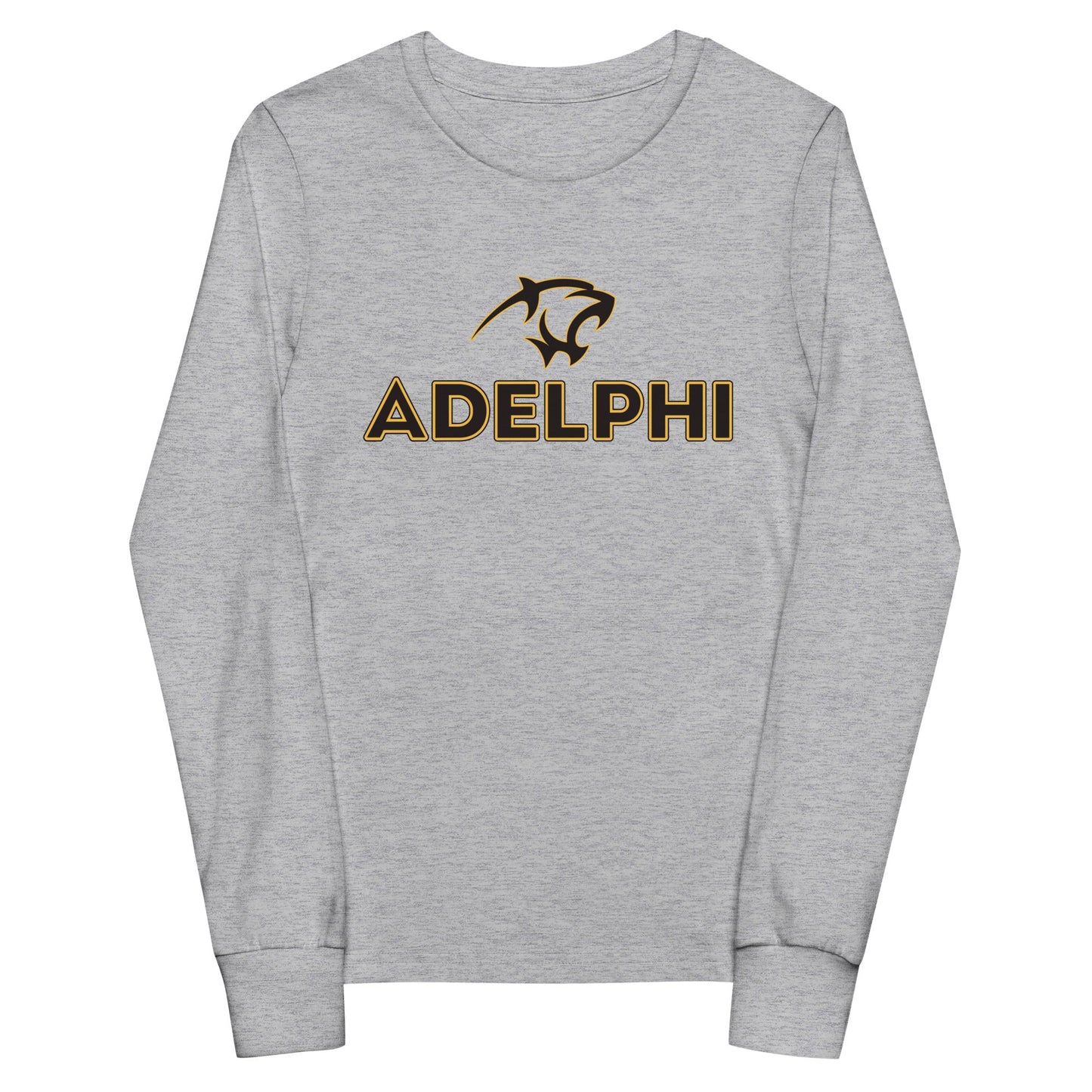 Performance | Youth Long Sleeve T-Shirt | Adelphi Womens Soccer | Apex Panther Logo