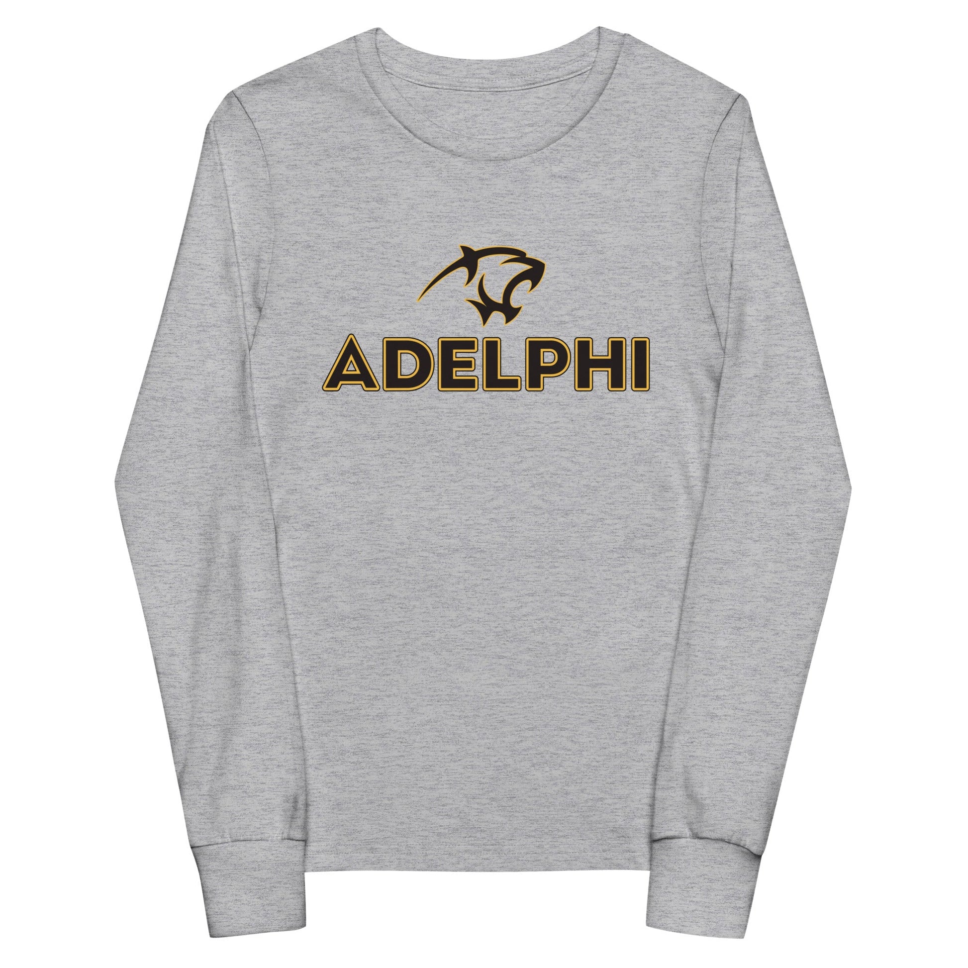 Performance | Youth Long Sleeve T-Shirt | Adelphi Womens Soccer | Apex Panther Logo