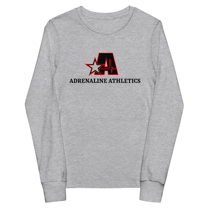 Performance | Youth Long Sleeve T-Shirt | Adrenaline Athletics | Block A Logo