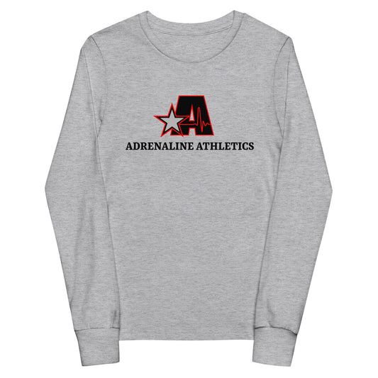 Performance | Youth Long Sleeve T-Shirt | Adrenaline Athletics | Block A Logo