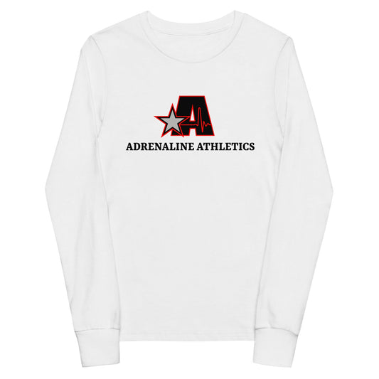 Performance | Youth Long Sleeve T-Shirt | Adrenaline Athletics | Block A Logo