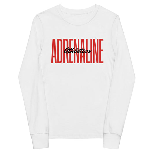 Performance | Youth Long Sleeve T-Shirt | Adrenaline Athletics | Script Logo