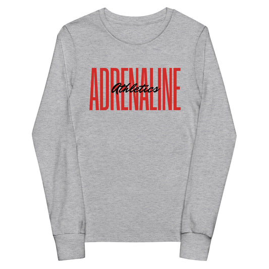 Performance | Youth Long Sleeve T-Shirt | Adrenaline Athletics | Script Logo