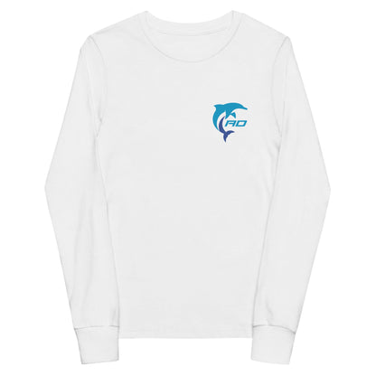 Performance | Youth Long Sleeve T-Shirt | Arizona Dolphins Swim Team | RD Emblem Logo