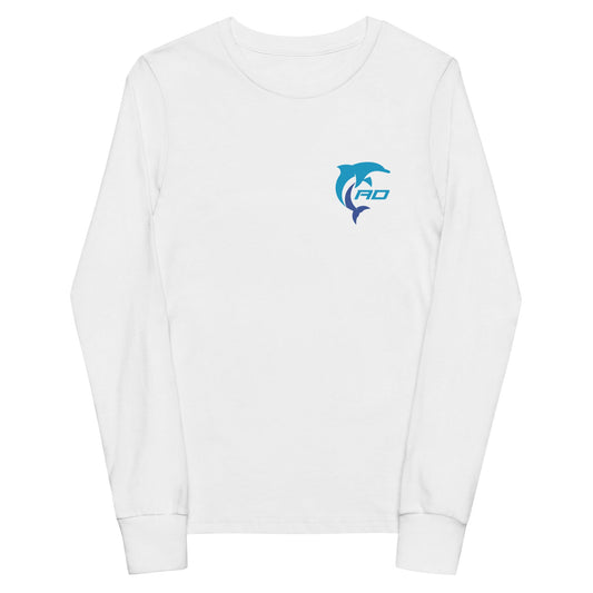 Performance | Youth Long Sleeve T-Shirt | Arizona Dolphins Swim Team | RD Emblem Logo