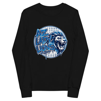 Performance | Youth Long Sleeve T-Shirt | Arizona Lady Lions | Mascot Logo
