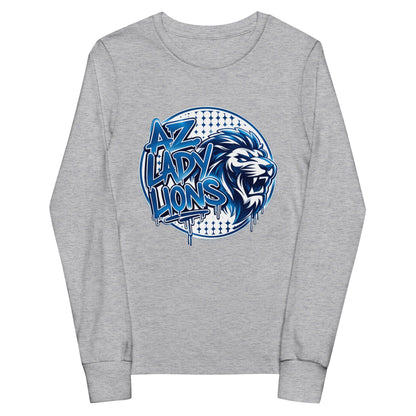 Performance | Youth Long Sleeve T-Shirt | Arizona Lady Lions | Mascot Logo