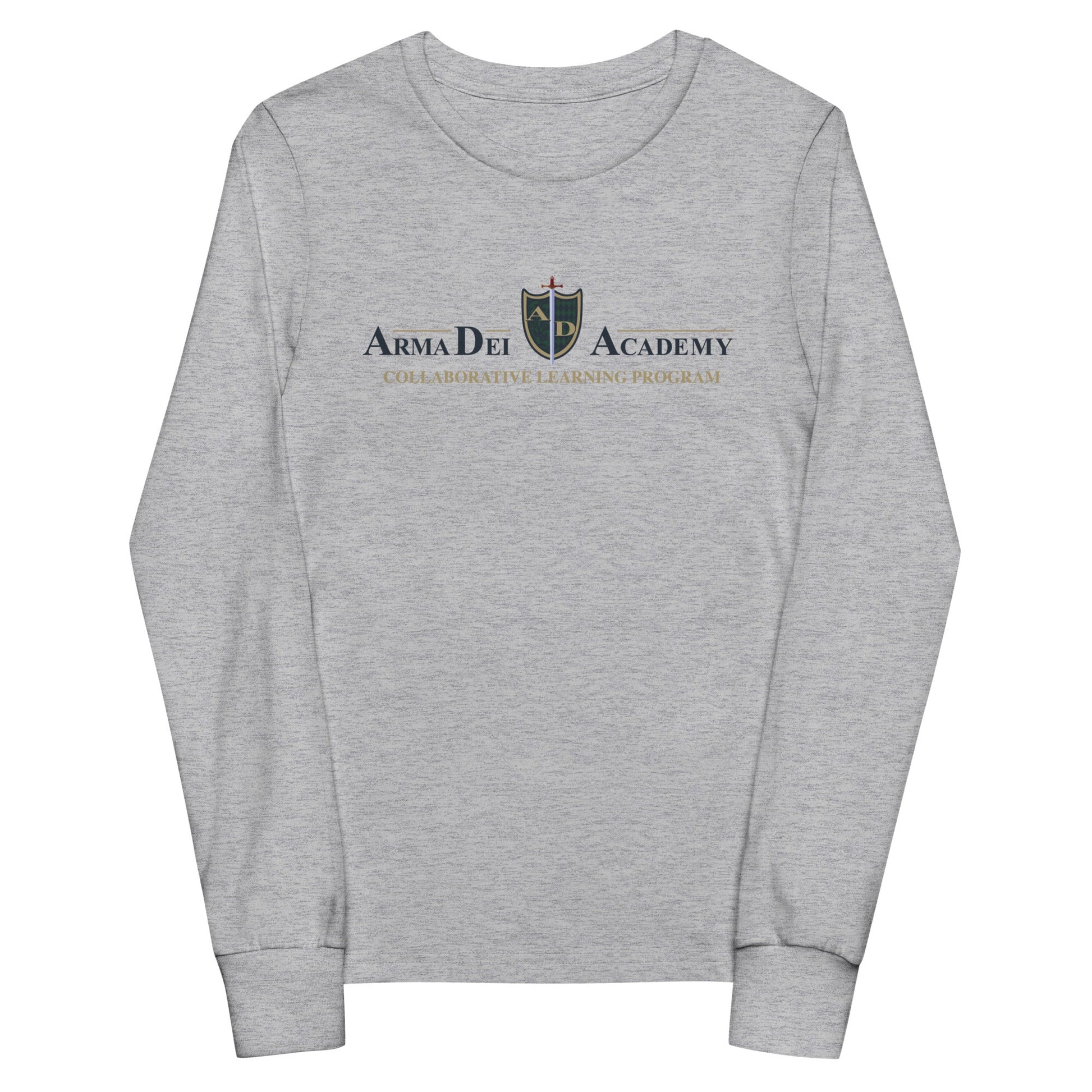 Performance | Youth Long Sleeve T-Shirt | Arma Dei Academy Collaborative Learning Program | Alt Logo 3