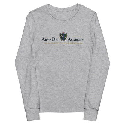 Performance | Youth Long Sleeve T-Shirt | Arma Dei Academy Collaborative Learning Program | Alt Logo 3