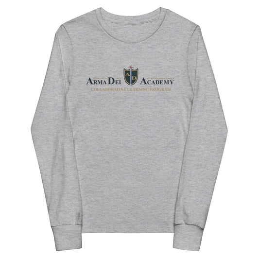 Performance | Youth Long Sleeve T-Shirt | Arma Dei Academy Collaborative Learning Program | Alt Logo 3