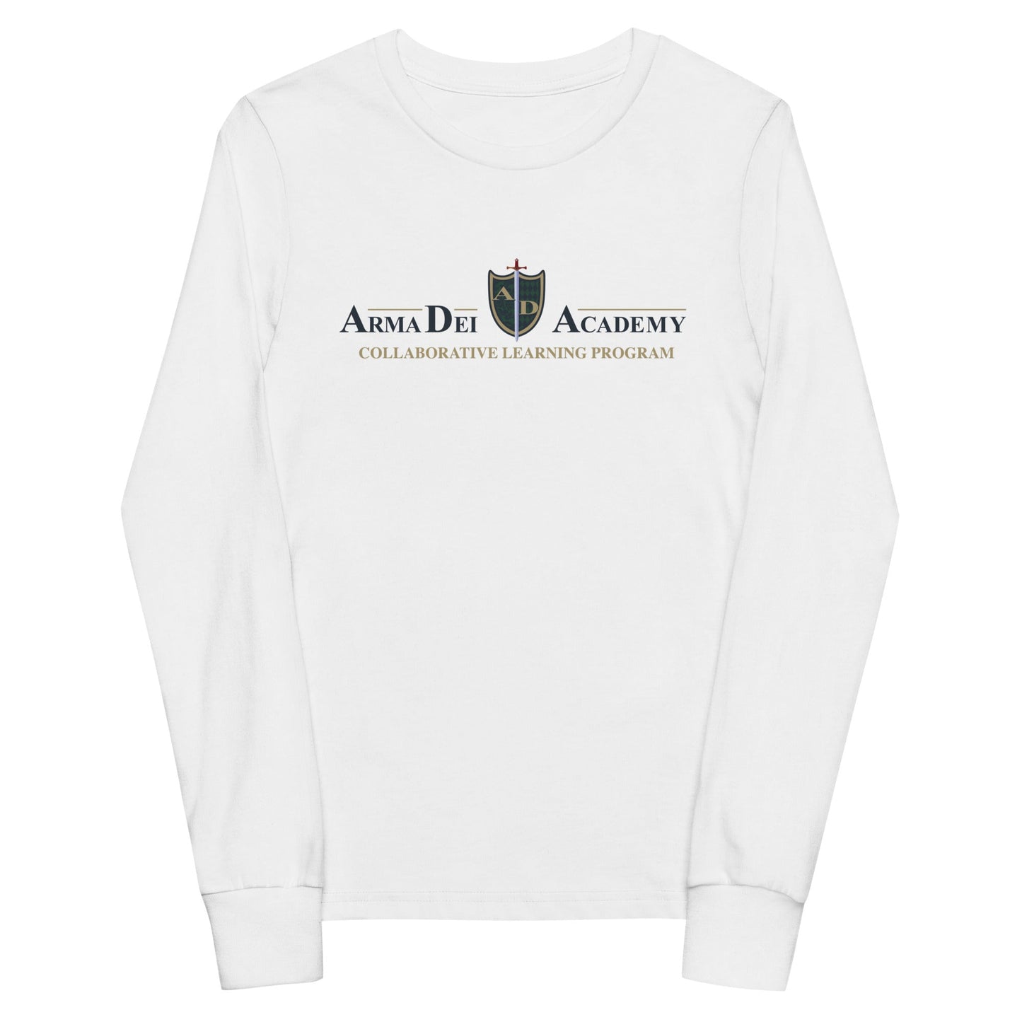 Performance | Youth Long Sleeve T-Shirt | Arma Dei Academy Collaborative Learning Program | Alt Logo 3