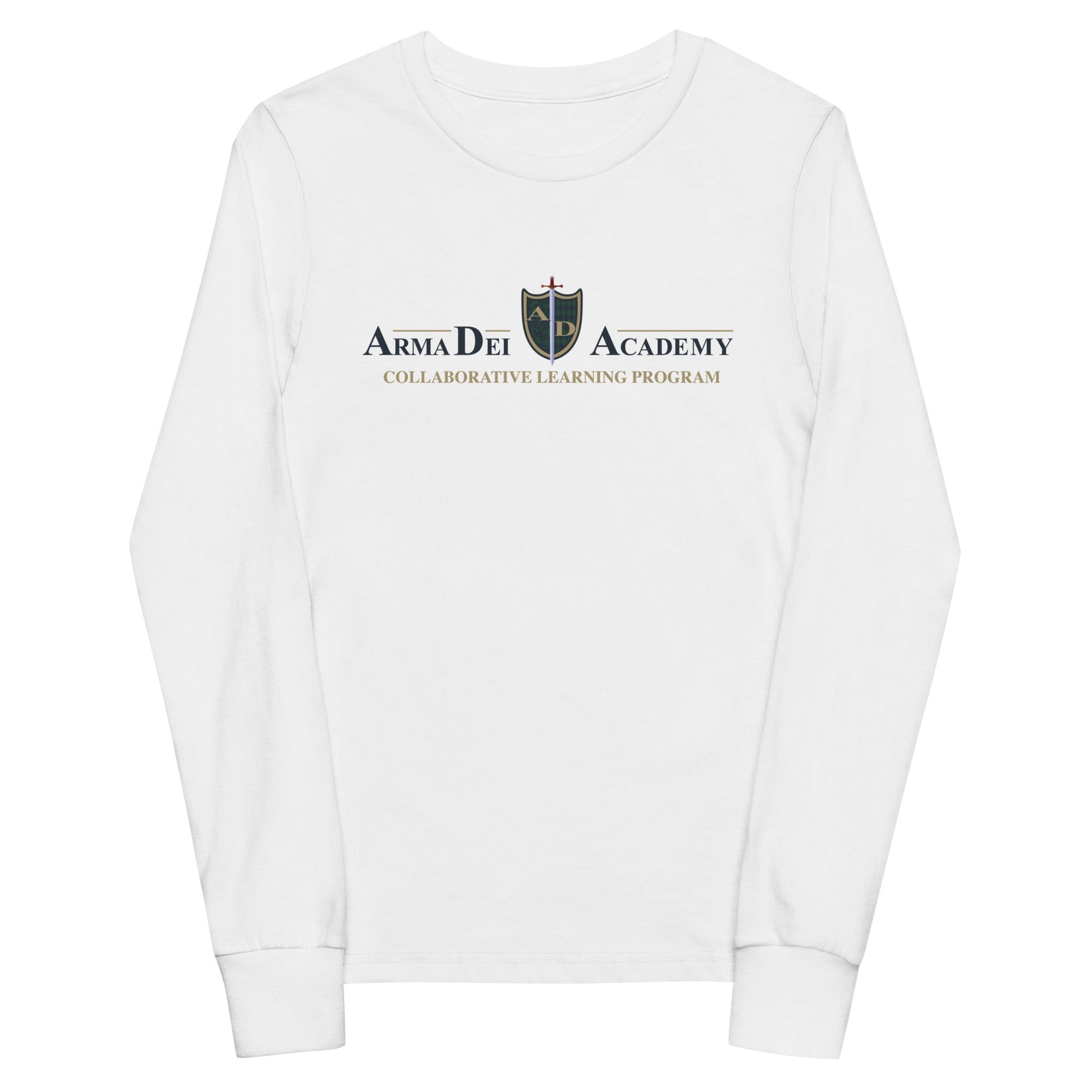 Performance | Youth Long Sleeve T-Shirt | Arma Dei Academy Collaborative Learning Program | Alt Logo 3