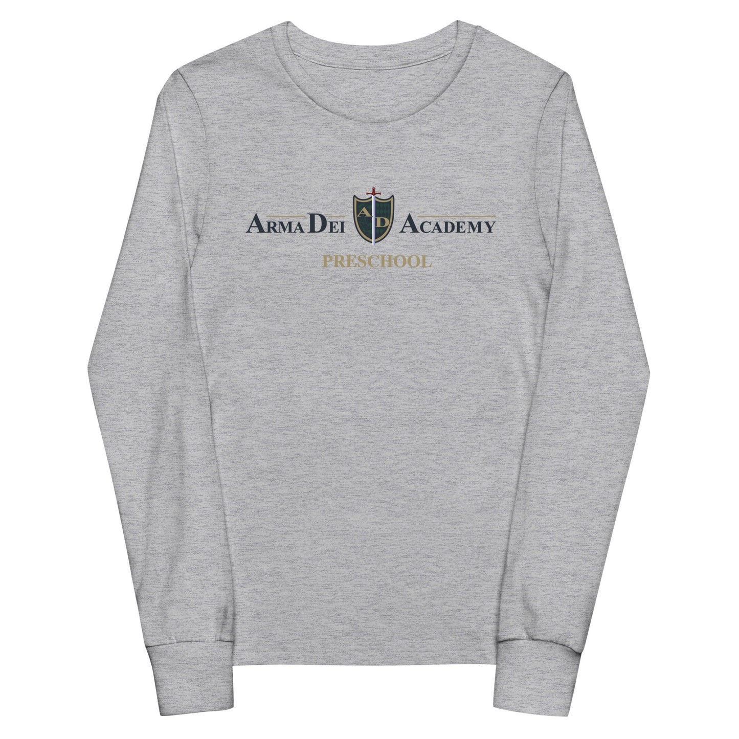 Performance | Youth Long Sleeve T-Shirt | Arma Dei Academy Preschool | Alt Logo