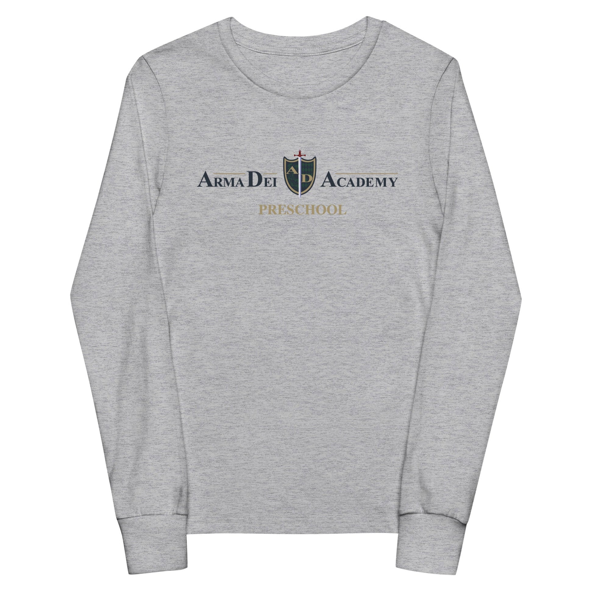 Performance | Youth Long Sleeve T-Shirt | Arma Dei Academy Preschool | Alt Logo