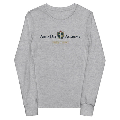 Performance | Youth Long Sleeve T-Shirt | Arma Dei Academy Preschool | Alt Logo