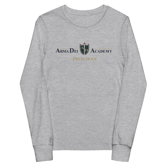 Performance | Youth Long Sleeve T-Shirt | Arma Dei Academy Preschool | Alt Logo