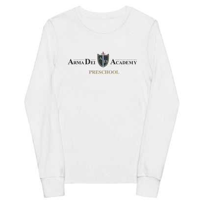 Performance | Youth Long Sleeve T-Shirt | Arma Dei Academy Preschool | Alt Logo