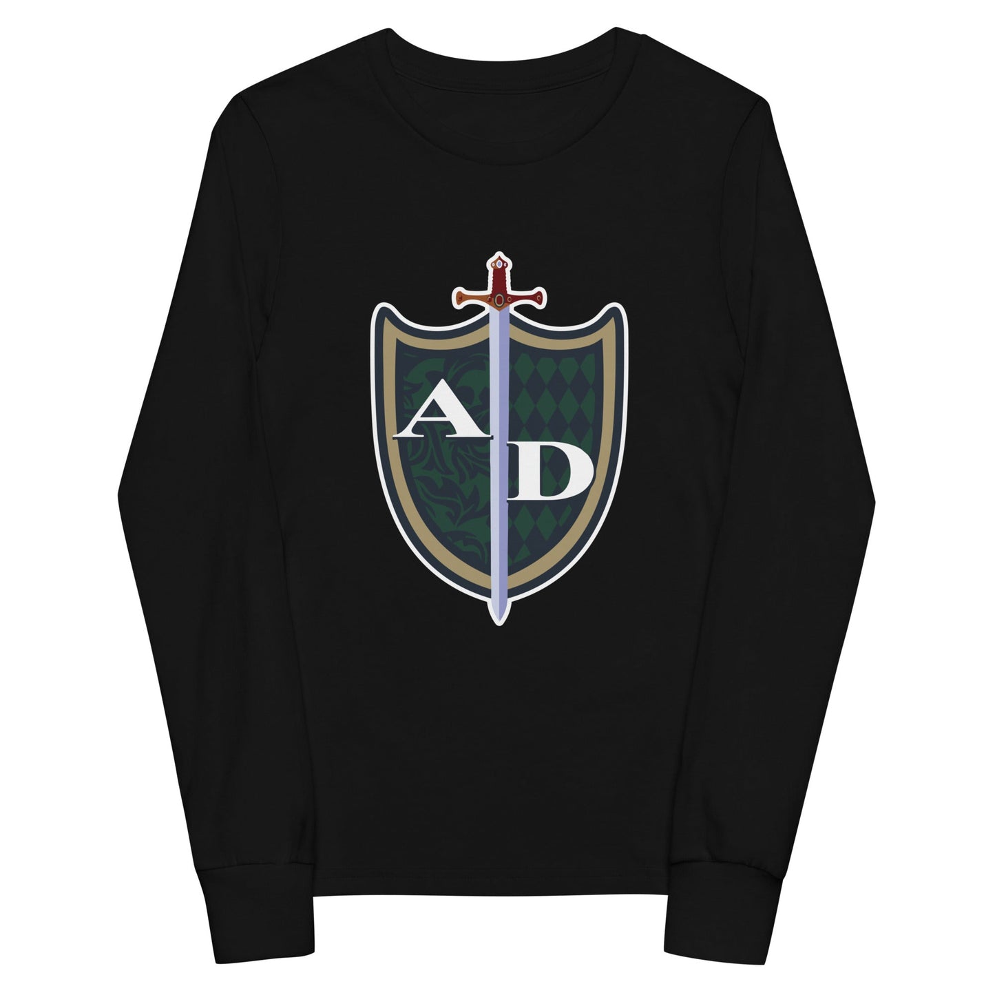 Performance | Youth Long Sleeve T-Shirt | Arma Dei Academy | Shield