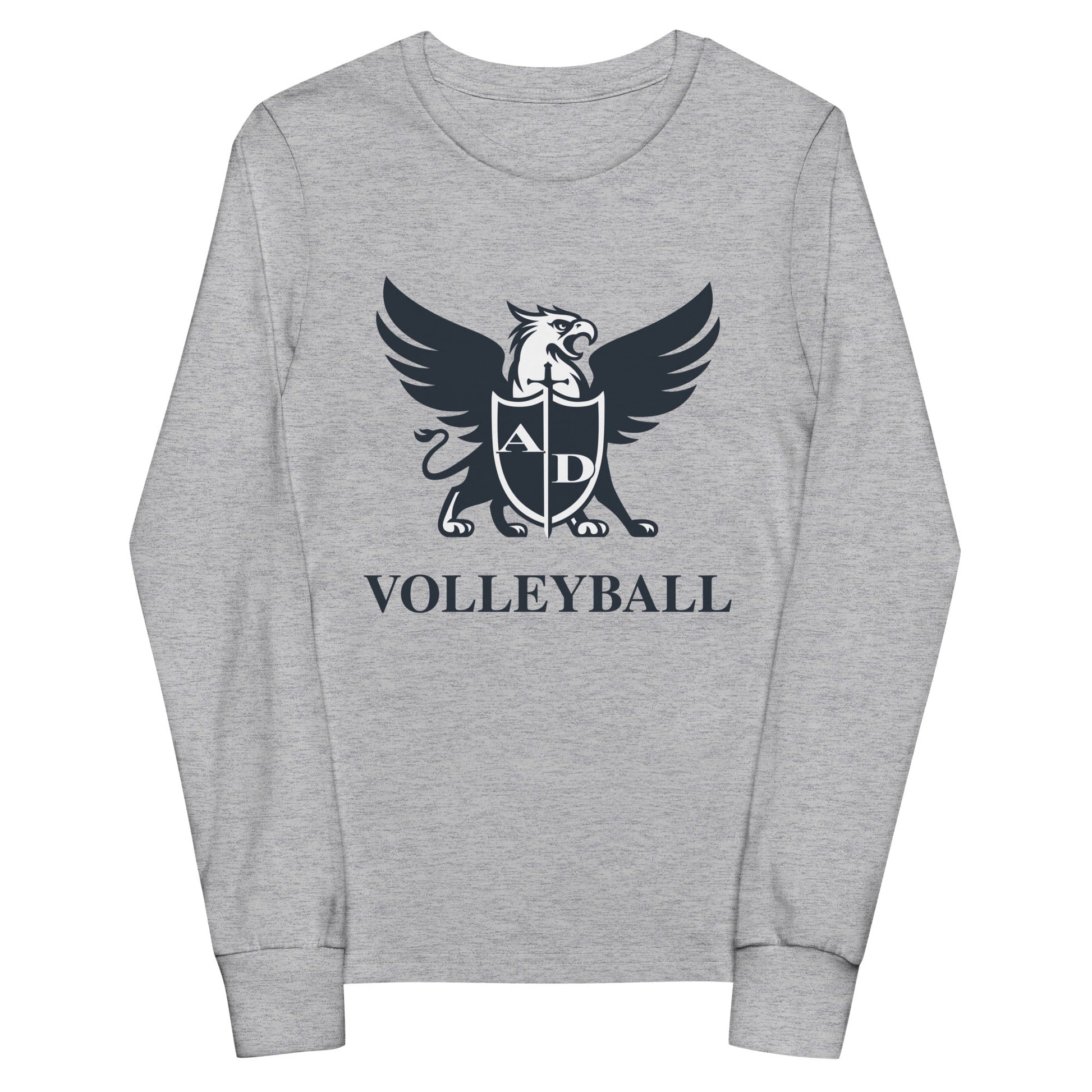 Performance | Youth Long Sleeve T-Shirt | Arma Dei Academy Volleyball | Griffin Logo