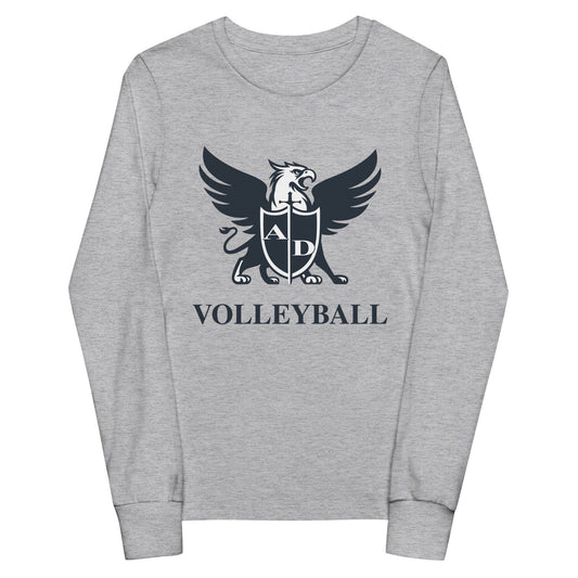 Performance | Youth Long Sleeve T-Shirt | Arma Dei Academy Volleyball | Griffin Logo
