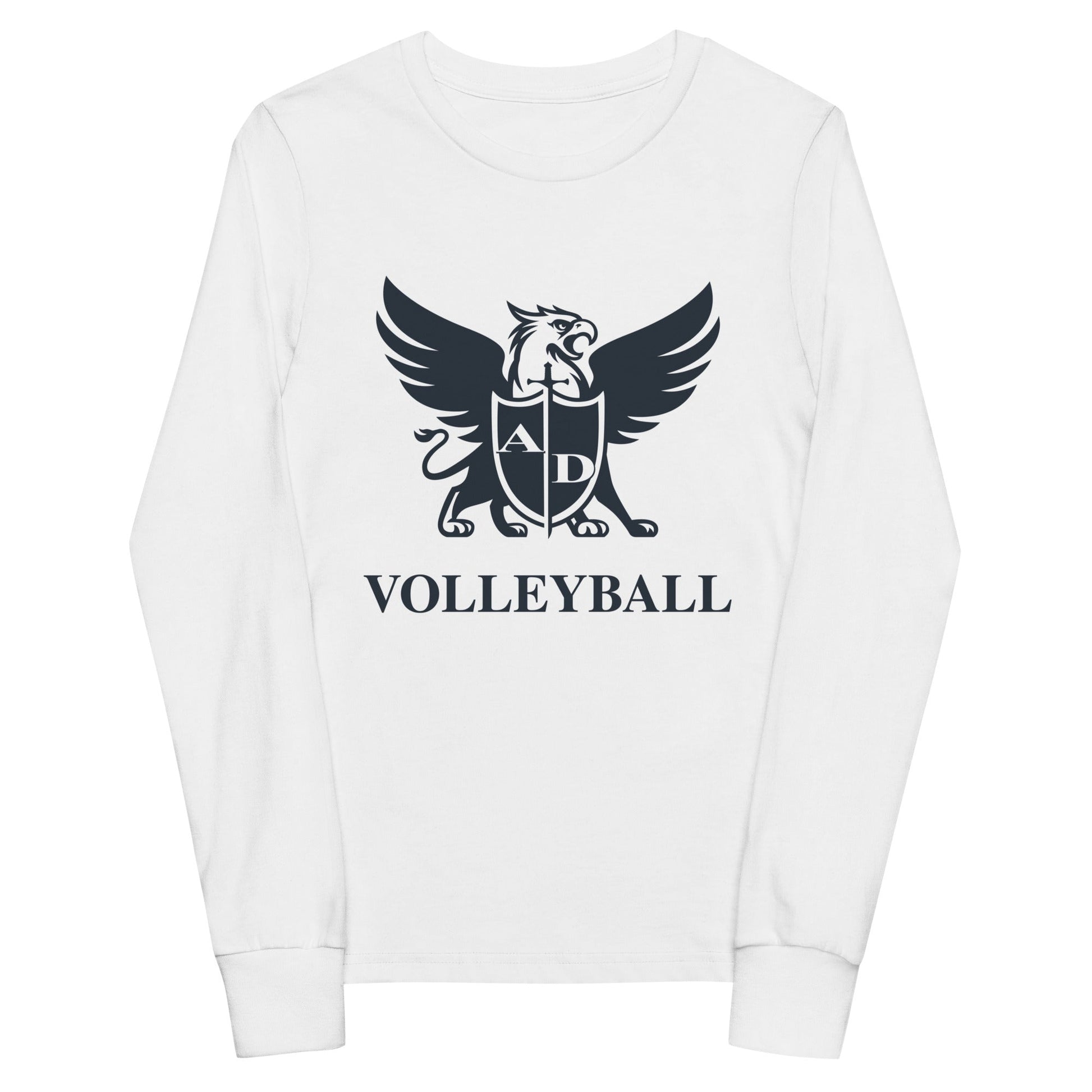 Performance | Youth Long Sleeve T-Shirt | Arma Dei Academy Volleyball | Griffin Logo
